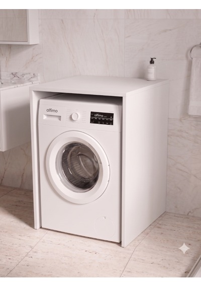 Moly Çamaşır Makine Dolabı Çok Amaçlı Dolap Banyo Dolabı Beyaz Moly Çamaşır Makine Dolabı Çok Amaçlı Dolap Banyo Dolabı Beyaz