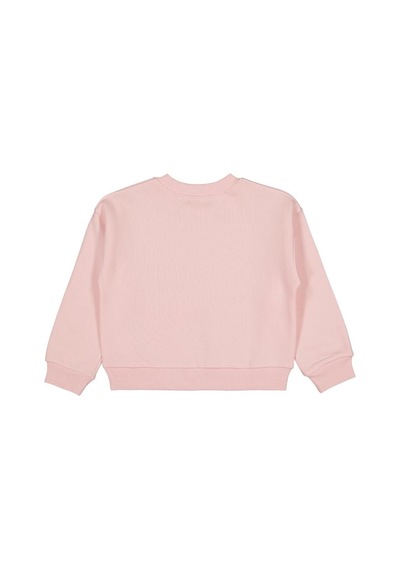 Civil Girls Düz 6-9 Yaş Sweatshirt Pembe