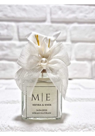 Bernami Biblo Pinterest Keten Kurdele Ve Zambak Çiçekli Kavanoz Mum 15'li Set Düğün-nikah-nişan-kına-söz-özel Gün
