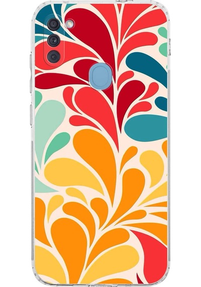 Samsung Galaxy A11 İle Uyumlu Retro Color 5 Kamera Korumalı Şeffaf Kılıf Şeffaf