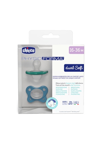 Chicco Physıoforma Dual Soft Erkek 16-36ay 2'li 00073086610000 Light Blue Açık Mavi