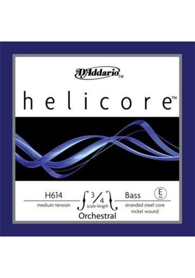 D'addario H614 3/4m Helicore E Kontrabas Teli Mi