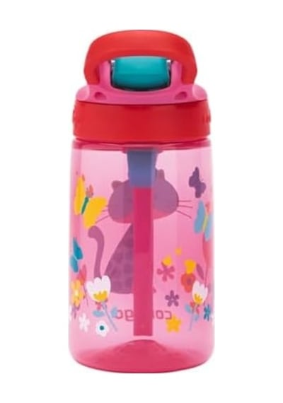 Gizmo Flip Kedicikler Tritan Çocuk Suluğu 420 Ml Pembe Bej