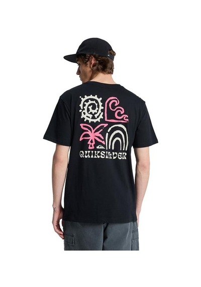 Quiksilver Tap In Erkek Siyah Tişört