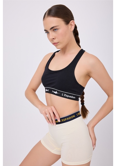 Athleshorts Yüksek Bel Kadın Uzun Boxer Şort-3093 Krem - Sarı