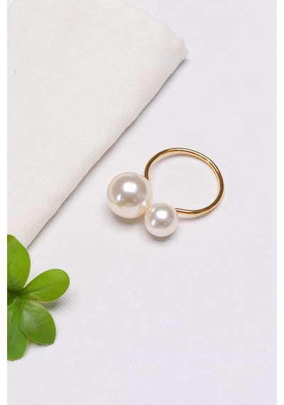 Karaca Pearl 2'li Peçete Yüzüğü