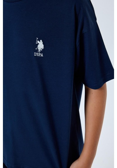U.S. Polo Assn. Erkek Çocuk 2 Li Bermuda T-şhirt Takım Lacivert-2297 Lacivert