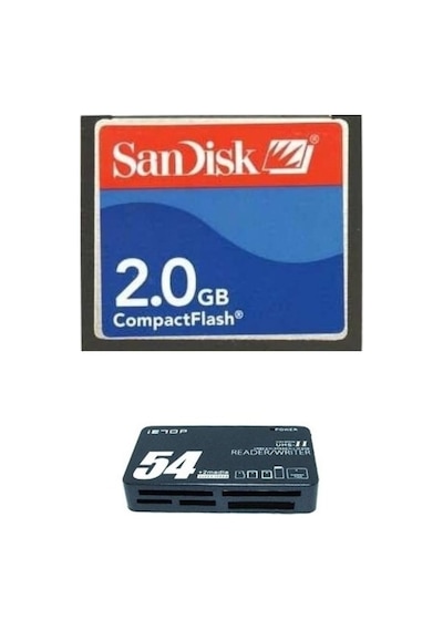 Sandisk 2 Gb Compack Flash Hafıza Kartı - Usb 2.0 Cf Kart Okuyucu