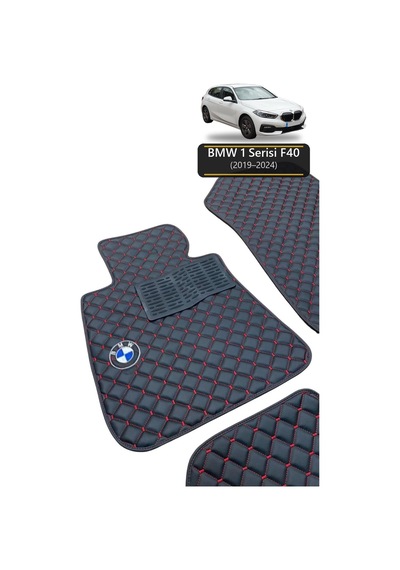 Oto Halı Paspas Bmw 1 Serisi F40 2019-2024 Uyumlu Mperformance M Teknik Sport Kaymaz & Şık Tasarım - Tasarım 4