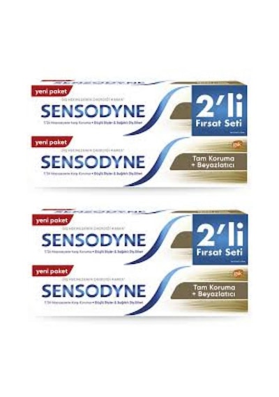 Sensodyn Diş Macunu 2 50 Ml 2 Paket Tam Koruma
