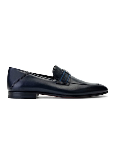 Valentino Valentıno Erkek Hakiki Deri Mavi Loafer Ayakkabı 667 20090 Erk Ayk Y23 Blue Mavi