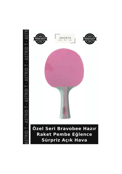 Özel Seri Bravobee Hazır Raket Pembe Eğlence Sürpriz Açık Hava