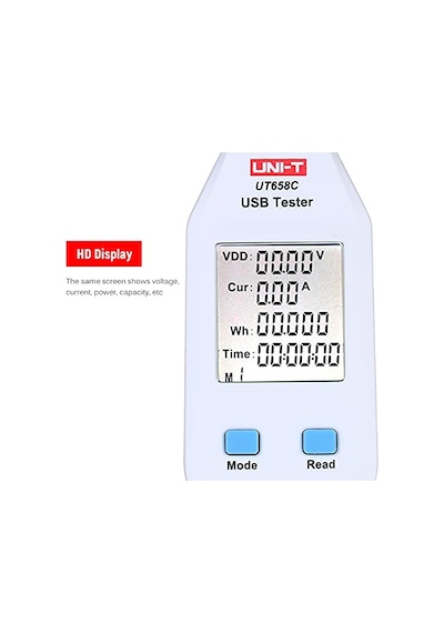Usb Güç Ölçer Lcd Usb Test Ü Volt Amper Dijital Güç Kapasitesi Test Ut658c