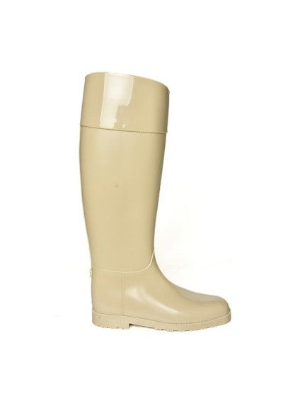 Fox Shoes T858712109 Bej Yağmur Çizmesi Bej-suni Deri Bej