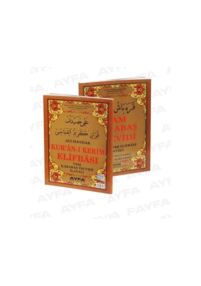 Tam Karabaş Tecvidi Ali Haydar Elifbası - Ayfa