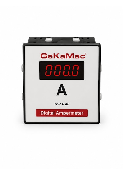 Gekamac Dijital Ampermetre True Rms 0-400a Dc 220v Panel Tipi Akım Göstergesi