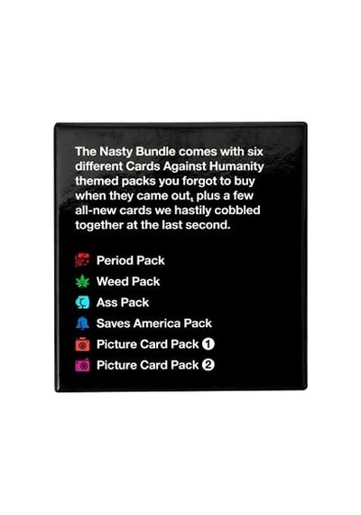 Cards Against Humanity İnsanlığa Karşı Kartlar: Nasty Bundle 6 Temalı Paket + 10 Yeni Kart
