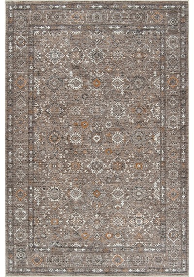 Hoom Rugs Otantik 2606 Gri Vintage Desenli Salon Halısı