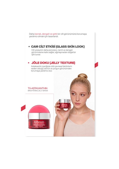 Leke Karşıtı Jel Serum Tranexamic + Astaxanthin + Niacinamide 3 Etki Tek Formül 30ml