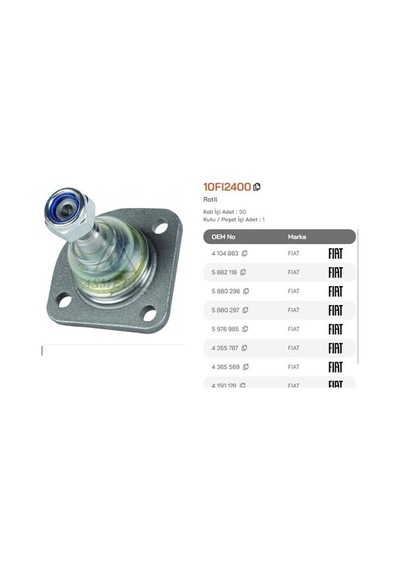 Asmetal 10fı2400 Rotil Alt M124 Serçe 1163305