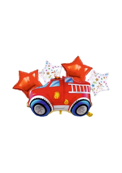Itfaiye Arabasi 5 Li Set Folyo Balon 256