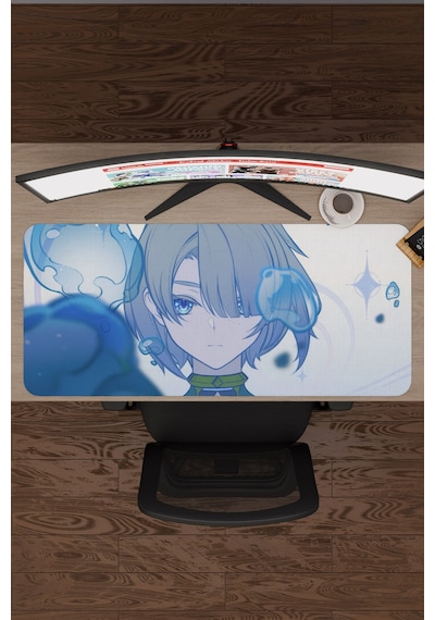 Freminet Genshin Impact Anime Gacha V3 - 90x40 Xxl Gaming Mouse Pad Fare Altlığı