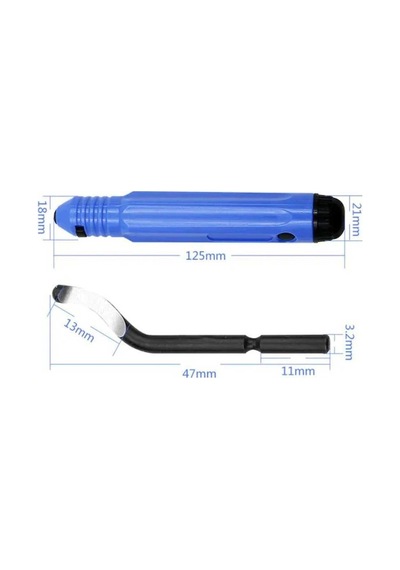 Mini Raspa El Aleti Çapak Alma Bıçağı Yedek Başlık Hediyeli Diğer