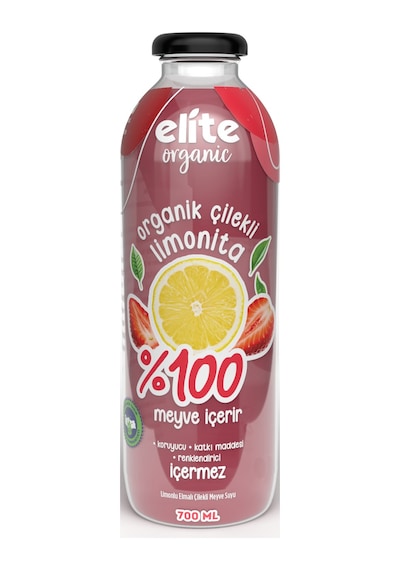 Elite Organik Çilekli Limonita 700 Ml