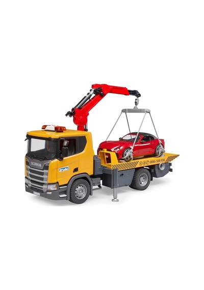 Scania 560r Çekici Ve Roadster Araba Br03552 Sarı