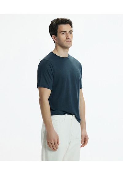 Yargıcı Kısa Kollu T-shirt Lacivert