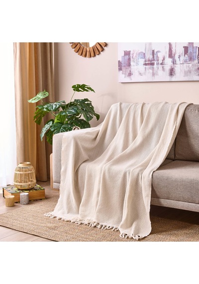 Soft Koltuk Şalı - Gri - 180x210 Cm Renkli
