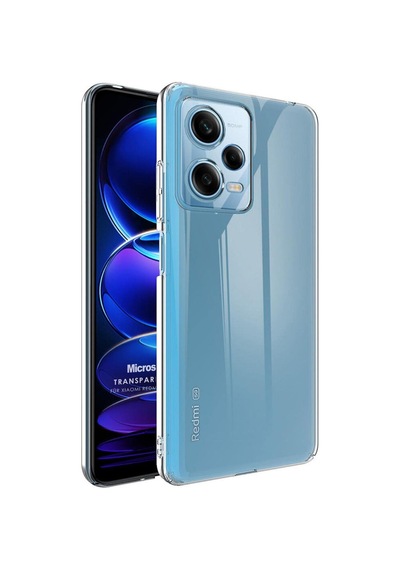 Xiaomi Redmi Note 12 İçin Kılıf Transparent Soft Şeffaf Redmi Note 12 İle Uyumlu Kılıf - Şeffaf