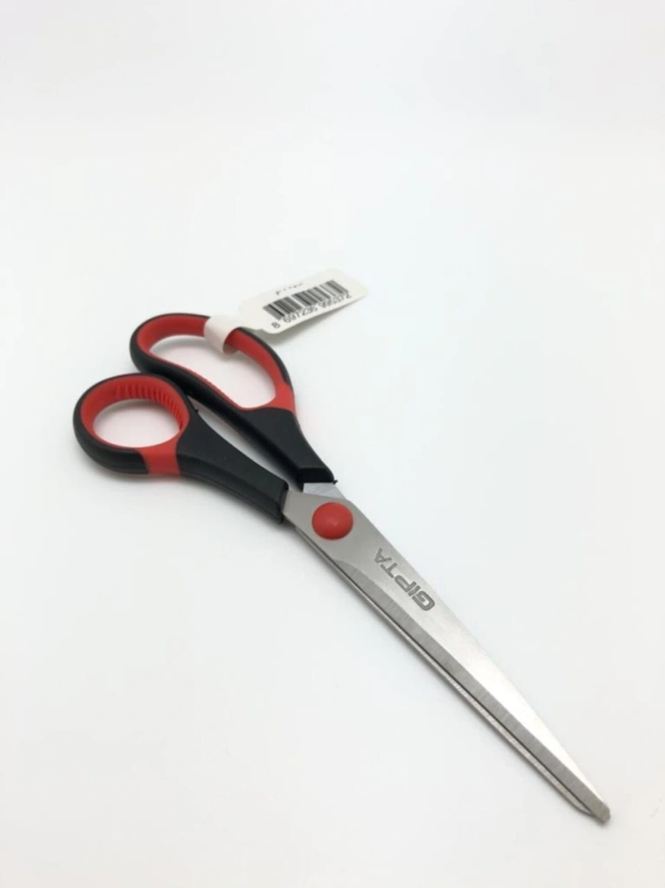 7 Inch Büro Makası F1600 Kırmızı Renk