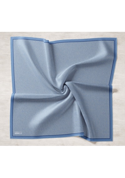 Silk Home Labirent Desen Lyocell Monare Eşarp - 6424 Gök Mavisi