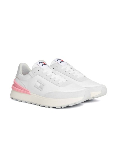 Tommy Hilfiger Tjw Tech Runner Ess Beyaz Kadın Sneaker Beyaz