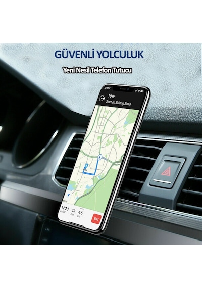 Manyetik Mıknatıslı Havalandırma Araç Telefon Tutucu L Tipi (413752600)