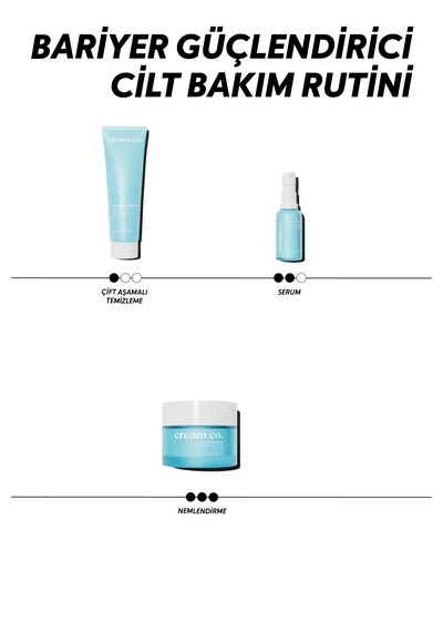 Cream Co. Tek Adımda Çift Aşamalı Temizlik Sağlayan Krem Yüz Temizleyici 150 ML