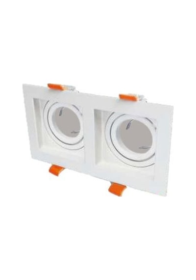CATA CT-5237 PARS KARE SPOT İKİLİ BEYAZ+BEYAZ