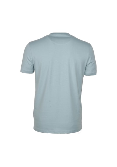 Ncs Mavi Bisiklet Yaka Slim Fit Dar Kesim Baskılı T-shirt 1216-mavi Mavi