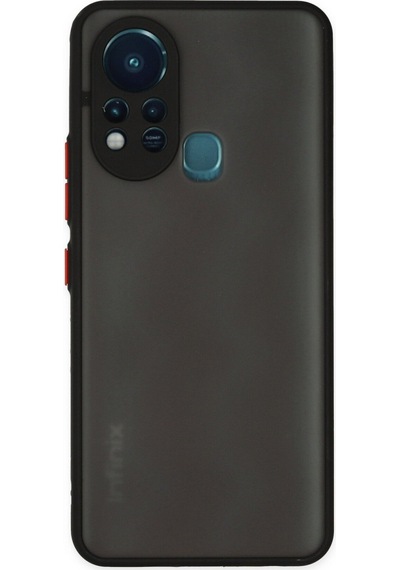 İnfinix Hot 11s Uyumlu Kılıf Montreal Silikon Kapak - Siyah