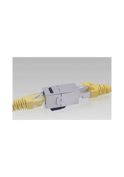 4380 Cat6 Jack Internet Kablo Birleştirici Rj45 Metal Dişi Dişi Ekleme Aparatı Standart
