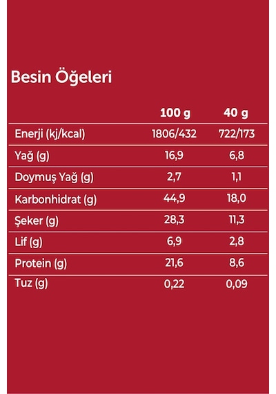 Fellas Protein Bar -  Yer Fıstığı ve Kakaolu 12 x 40 G