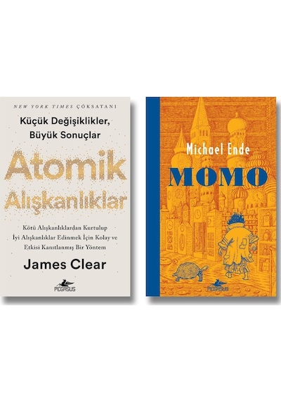 Pegasus Yayınları Atomik Alışkanlıklar - Momo 2 Kitap Set James Clear Michael Ende