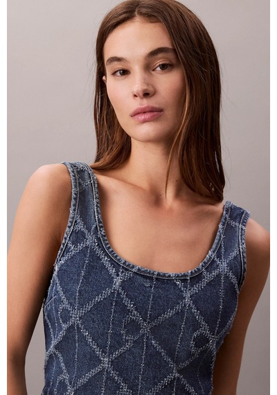 Calvin Klein Tamamı Baskılı Ck Atlantic Kadın Mavi Bluz Lv047d708g-yy2 Mavi