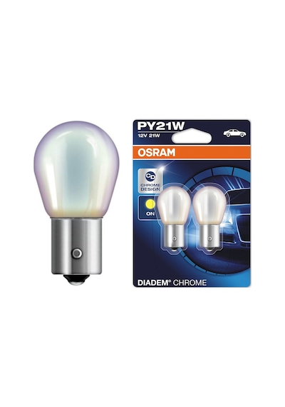 Duolight Osram Diadem Chrome 12V Py21W Sinyal Ampulü