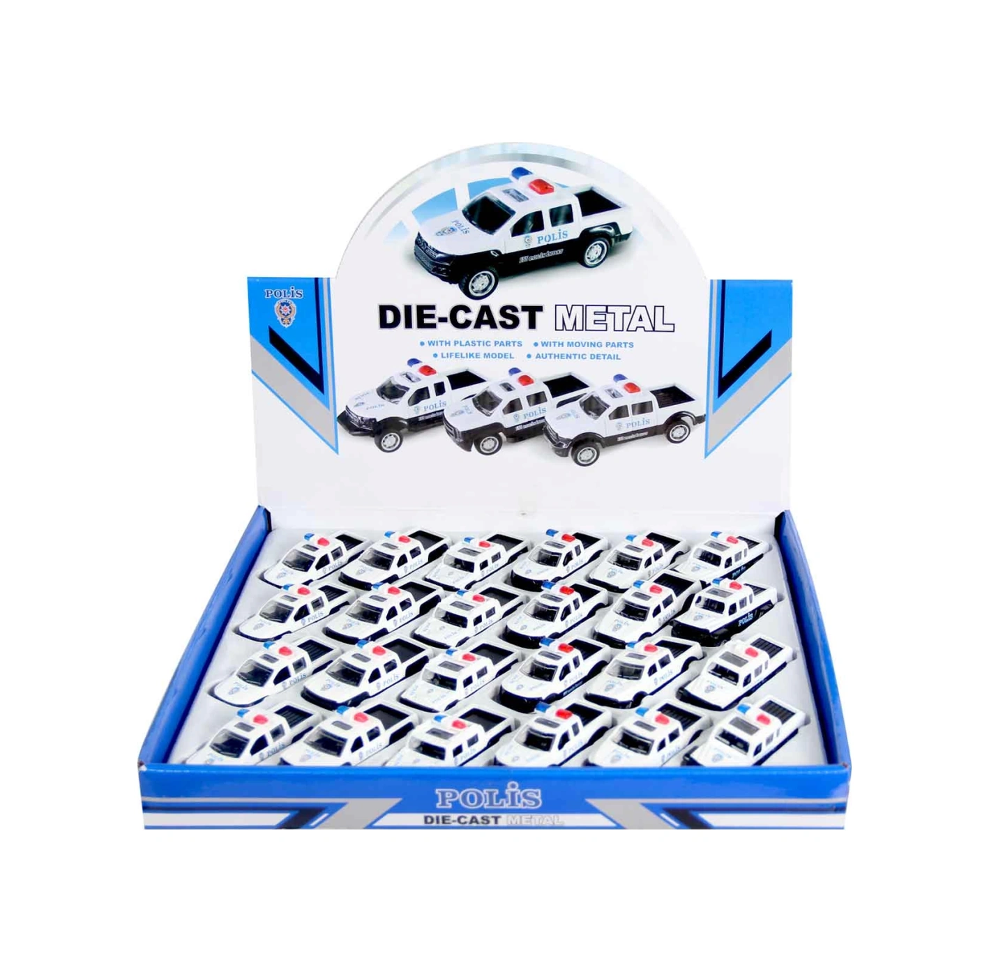 Çek Bırak Metal Pickup Aracı Beyaz