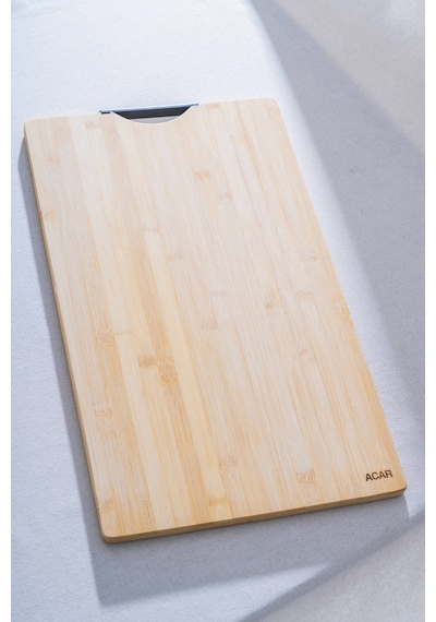 Acar Bambu Dikdörtgen Sunumluk - 59 Cm Kahverengi