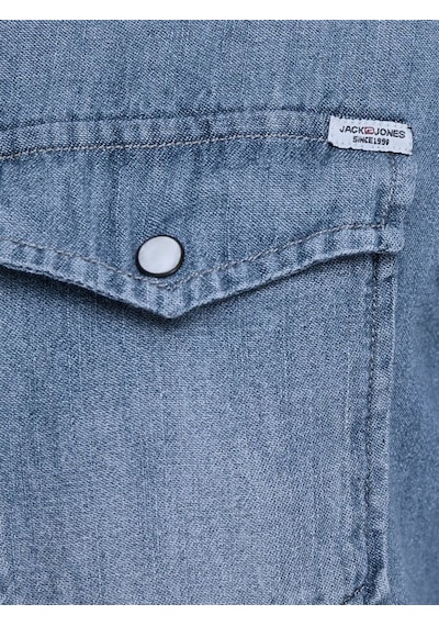 Jack & Jones Jack&jones Jjesheridan L/s Noos Erkek Gömlek-12138115-medium Blue Denim Mavi