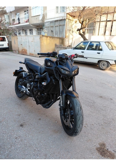 Yamaha Mt-09 2017-2020 Ön Koruma Demiri Siyah