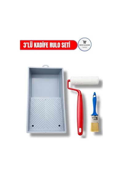 Kadife Parmak Rulo Seti 00221